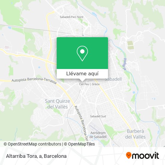 Mapa Altarriba Tora, a