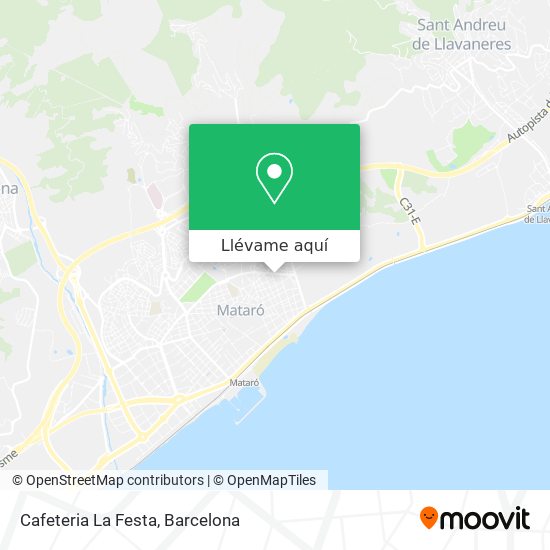 Mapa Cafeteria La Festa