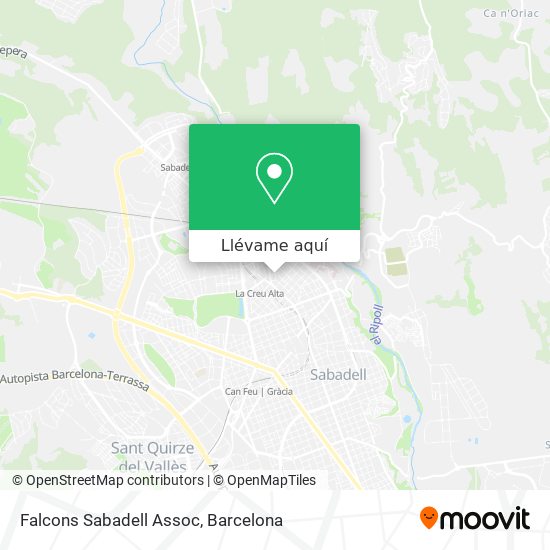 Mapa Falcons Sabadell Assoc