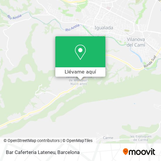 Mapa Bar Caferteria Lateneu