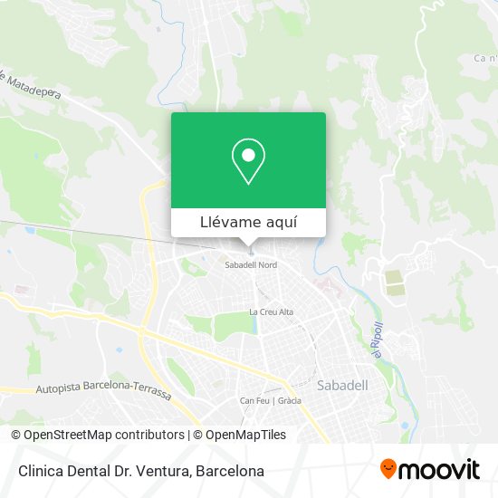 Mapa Clinica Dental Dr. Ventura