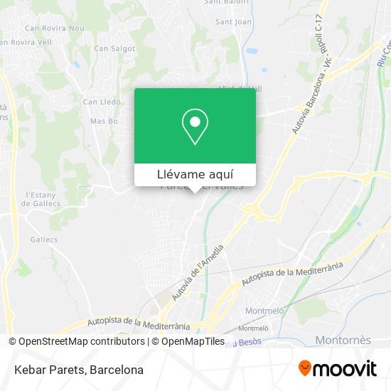 Mapa Kebar Parets