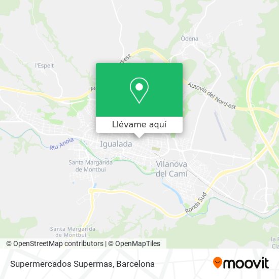 Mapa Supermercados Supermas