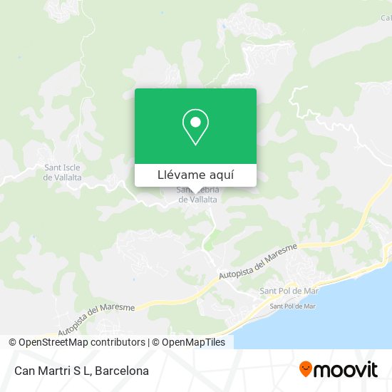 Mapa Can Martri S L