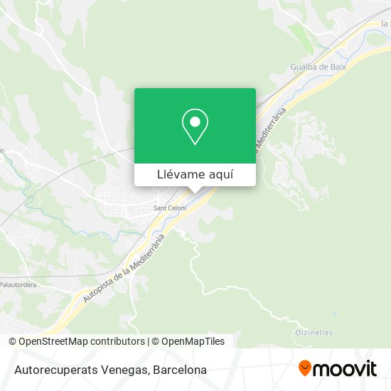 Mapa Autorecuperats Venegas