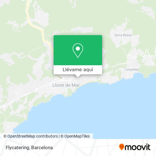 Mapa Flycatering