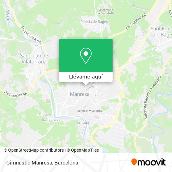 Mapa Gimnastic Manresa