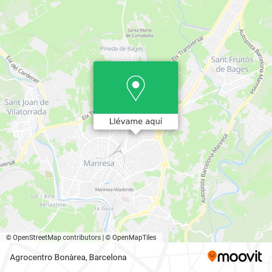 Mapa Agrocentro Bonàrea