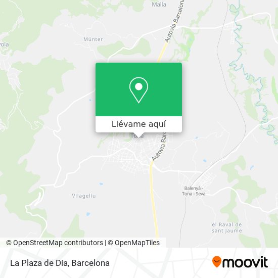 Mapa La Plaza de Día