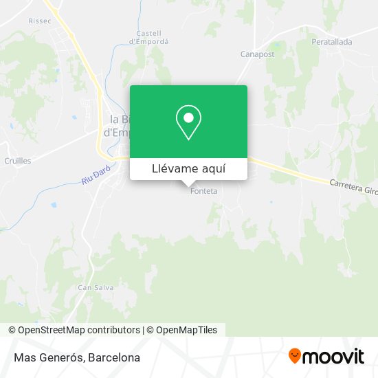 Mapa Mas Generós