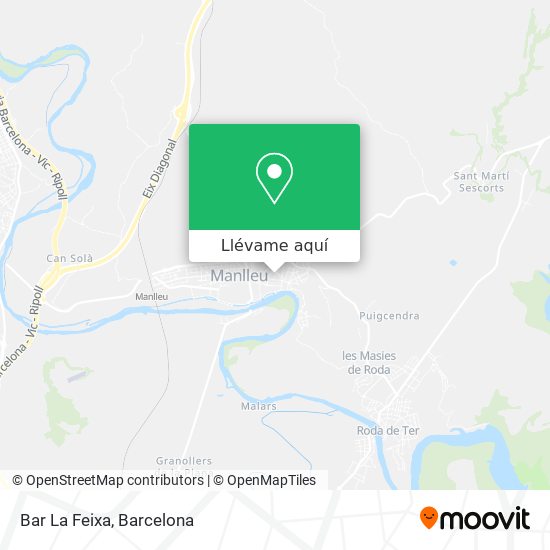 Mapa Bar La Feixa