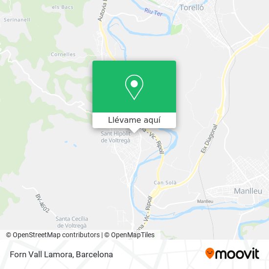 Mapa Forn Vall Lamora
