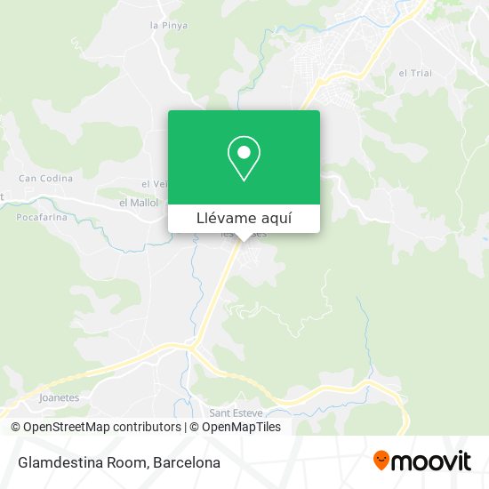 Mapa Glamdestina Room