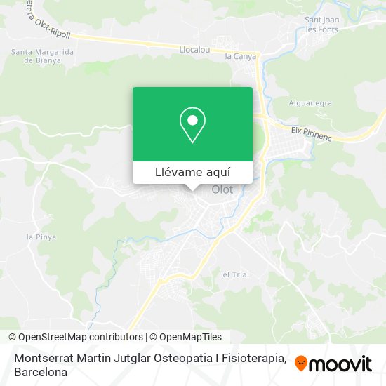 Mapa Montserrat Martin Jutglar Osteopatia I Fisioterapia