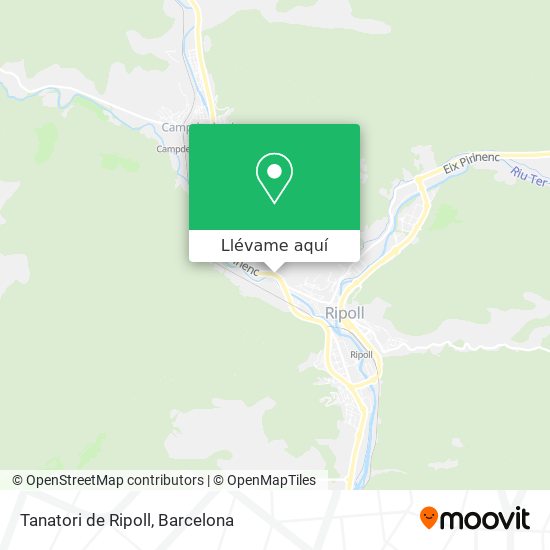 Mapa Tanatori de Ripoll