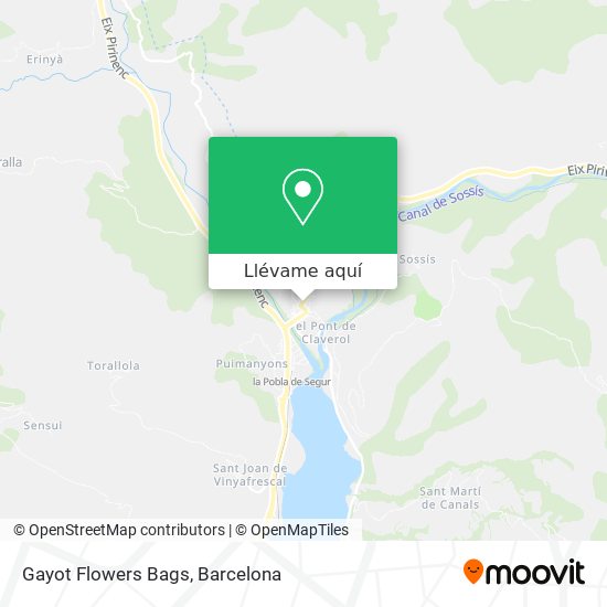 Mapa Gayot Flowers Bags