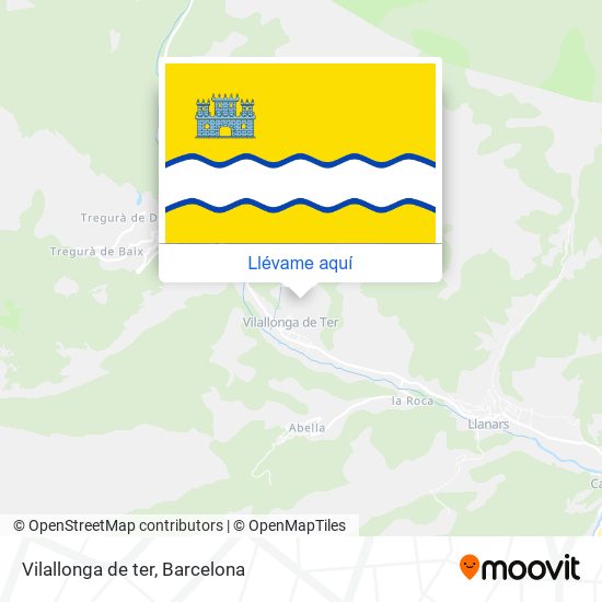 Mapa Vilallonga de ter
