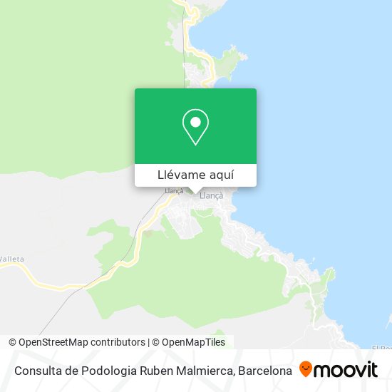 Mapa Consulta de Podologia Ruben Malmierca