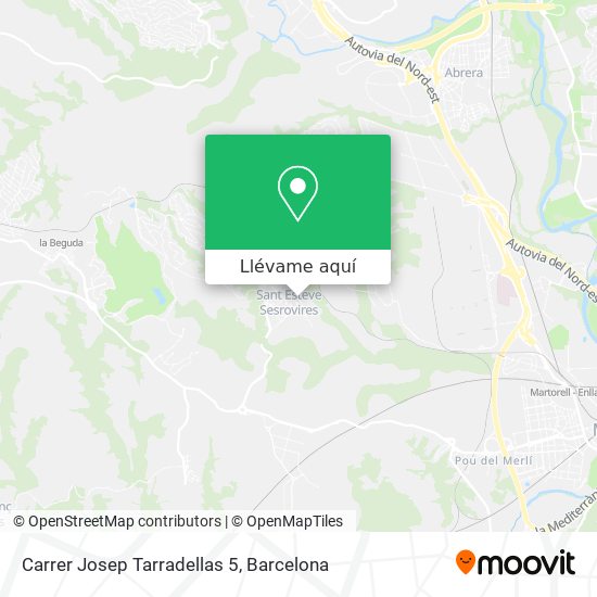 Mapa Carrer Josep Tarradellas 5