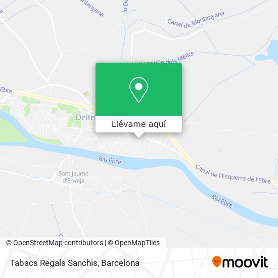 Mapa Tabacs Regals Sanchis