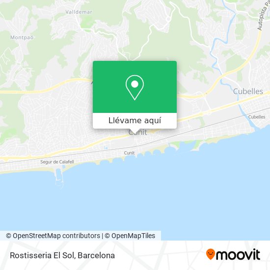 Mapa Rostisseria El Sol