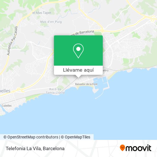 Mapa Telefonia La Vila