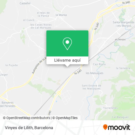 Mapa Vinyes de Lilith