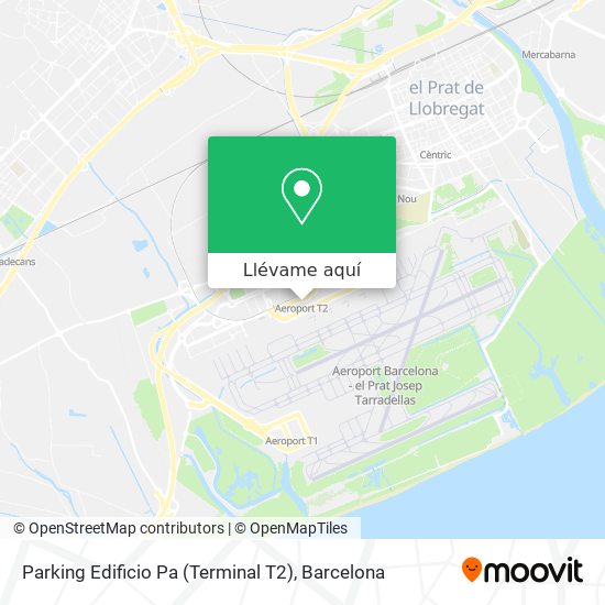 Mapa Parking Edificio Pa (Terminal T2)