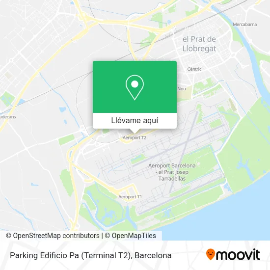 Mapa Parking Edificio Pa (Terminal T2)