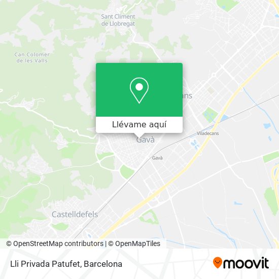 Mapa Lli Privada Patufet