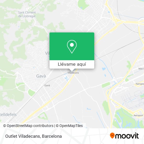 Mapa Outlet Viladecans