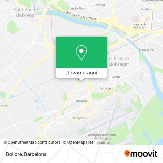 Mapa Bolloré