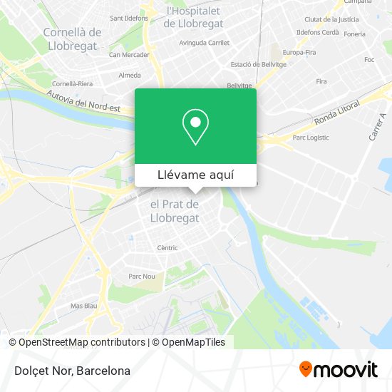 Mapa Dolçet Nor