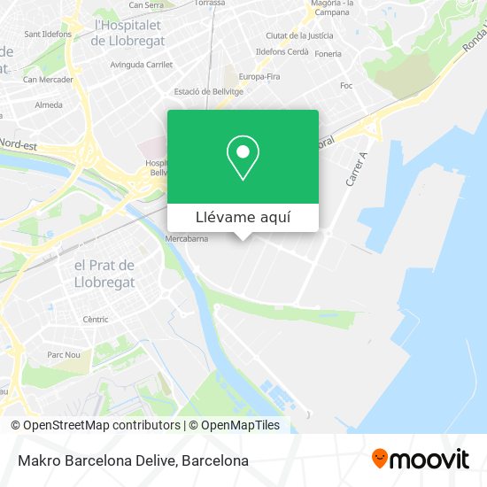 Mapa Makro Barcelona Delive