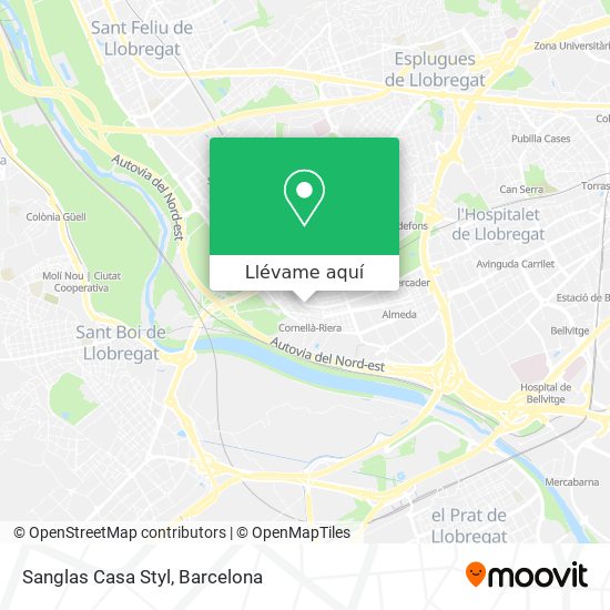 Mapa Sanglas Casa Styl
