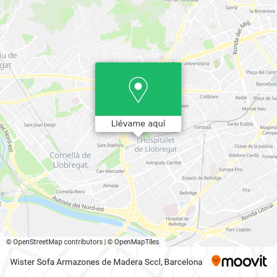 Mapa Wister Sofa Armazones de Madera Sccl