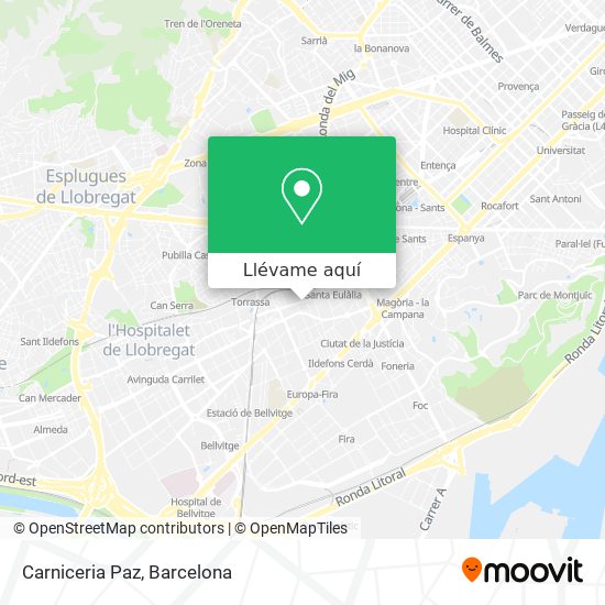 Mapa Carniceria Paz