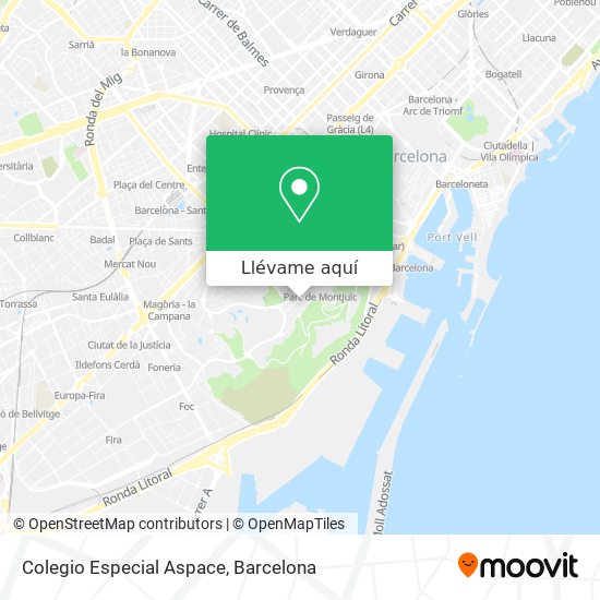 Mapa Colegio Especial Aspace