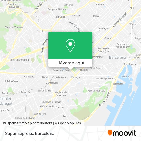 Mapa Super Express