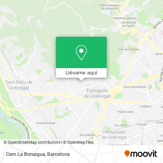 Mapa Cem La Bonaigua