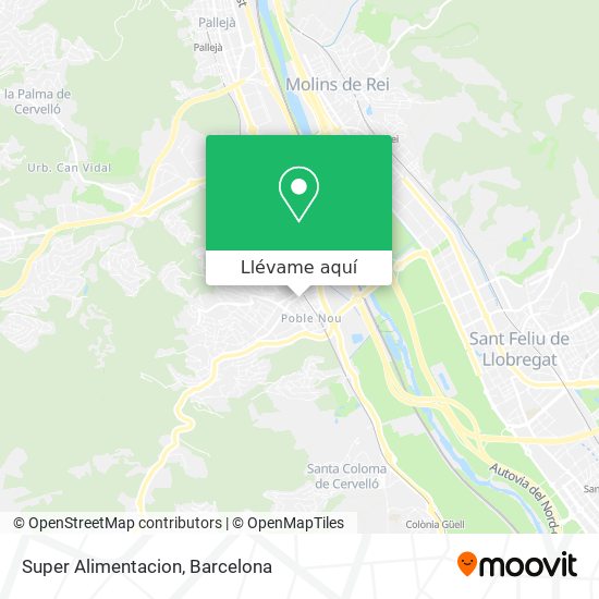 Mapa Super Alimentacion