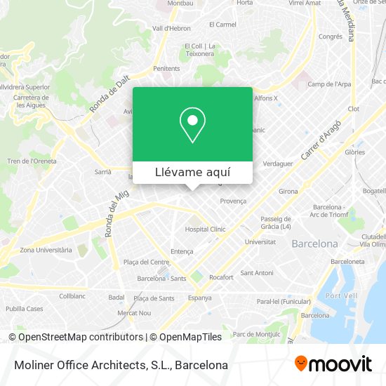 Mapa Moliner Office Architects, S.L.