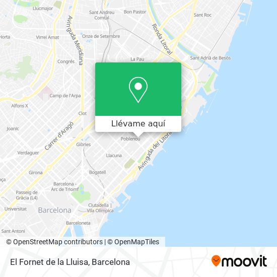 Mapa El Fornet de la Lluisa