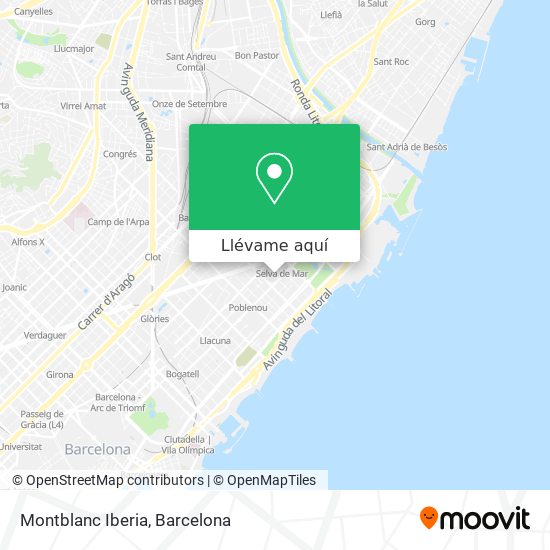 Mapa Montblanc Iberia