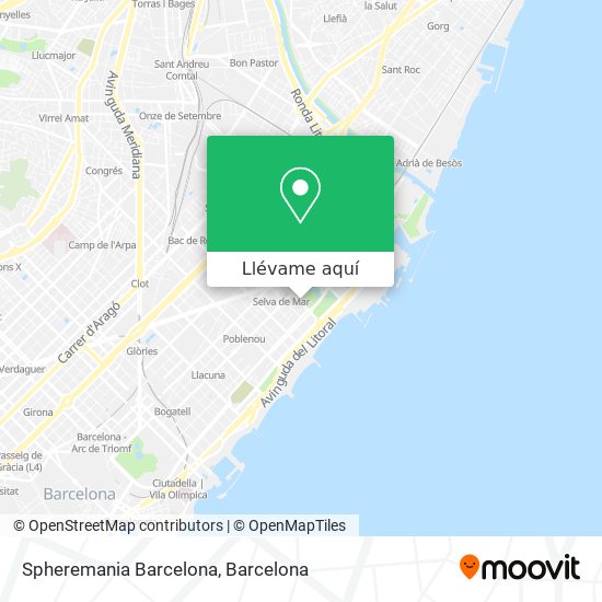 Mapa Spheremania Barcelona