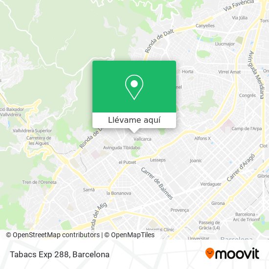 Mapa Tabacs Exp 288