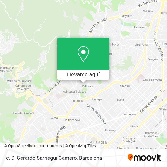 Mapa c. D. Gerardo Sarriegui Gamero