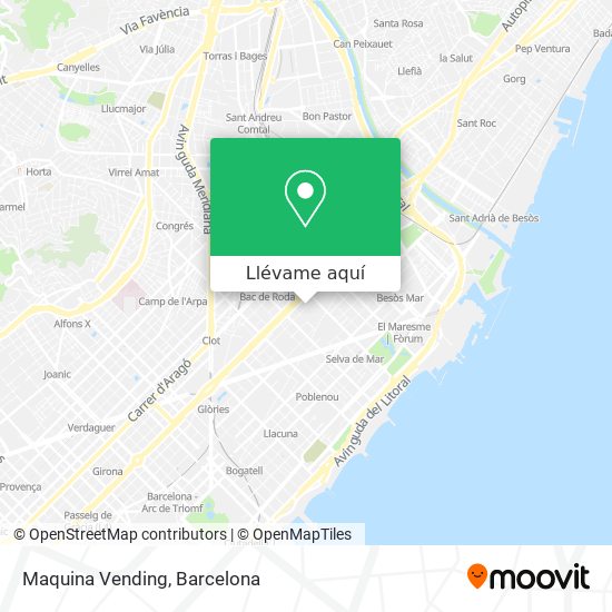 Mapa Maquina Vending