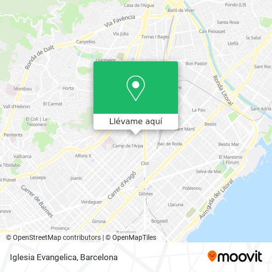 Mapa Iglesia Evangelica