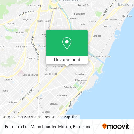 Mapa Farmacia Lda Maria Lourdes Morillo